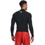 T-shirt HG Armour Comp Mock LS Black - Under Armour XL