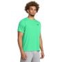 T-shirt Tech Textured SS Green - Under Armour XL