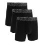 Męskie bokserki Cotton M Perf 6in 3pack Black - Under Armour XXL