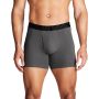 Męskie bokserki Perf Cotton 3in 3Pack Grey - Under Armour S