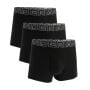 Męskie bokserki Perf Cotton 3in 3Pack Black - Under Armour M