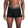 Męskie bokserki Perf Cotton 3in 3Pack Black - Under Armour M