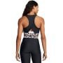 Damski Tank Top HeatGear Rib Black - Under Armour L