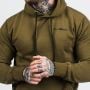 Męska bluza z kapturem Athlete Military Green Black - GymBeam M