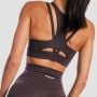 Biustonosz sportowy Aura Tee Brown - GymBeam L