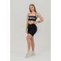 Biustonosz sportowy Bandeau Back Check Black - NEBBIA L