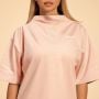 Damski oversizowy top Bliss Pink - BeastPink L