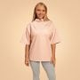 Damski oversizowy top Bliss Pink - BeastPink L