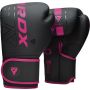 Rękawice bokserskie F6 Kara Pink - RDX 12 OZ