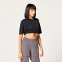Damska koszulka Code V Neck Cropped Black - SQUATWOLF XL