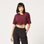 Damska koszulka Code V Neck Cropped Red - SQUATWOLF L