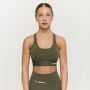 Biustonosz sportowy Combat Olive Grey - GymBeam M