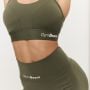 Biustonosz sportowy Combat Olive Grey - GymBeam M