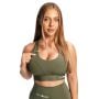 Biustonosz sportowy Combat Olive Grey - GymBeam M