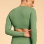 Damski Crop Top Hyper Olivine - BeastPink S