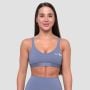 Biustonosz sportowy Essence String Denim Blue - GymBeam M