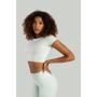Damska Szara Koszulka Essential CropTop – STRIX XS