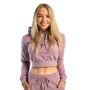 Krótka bluza damska z kapturem Essential Mauve - STRIX M
