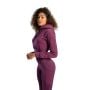 Krótka bluza damska z kapturem Essential Plum - STRIX S