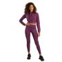 Krótka bluza damska z kapturem Essential Plum - STRIX S