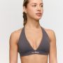 Biustonosz sportowy Fierce Halter Grey - GymBeam XL