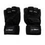Fitness gloves Wrap black - GymBeam S