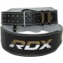 Skórzany pas do ćwiczeń 6“ Black/Gold - RDX Sports L