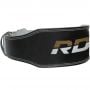 Skórzany pas do ćwiczeń 6“ Black/Gold - RDX Sports L