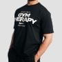 Koszulka Gym Therapy Black - GymBeam L