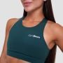 Biustonosz sportowy Ignite Dark Green - GymBeam S