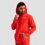 Bluza z kapturem Limitless Hot Red  - GymBeam XXL