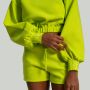 Damska Bluza Cropped Lunar Chartreuse - STRIX L