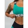 Biustonosz sportowy ICONIC Medium Support Green - NEBBIA XS