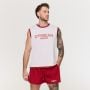 Męski tank top Varsity White - GymBeam XXXL