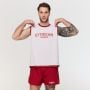 Męski tank top Varsity White - GymBeam XXXL