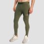 Męskie legginsy Combat Olive Grey - GymBeam L