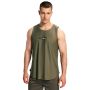 Męski Tank Top Combat Olive Grey - GymBeam L