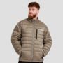 Męska kurtka Puffer Vetiver/Black - GymBeam XXL