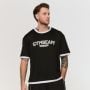 T-shirt Varsity Oversized Black - GymBeam XL