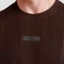 T-Shirt Oversized Unstoppable Brown - GymBeam L