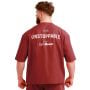 T-Shirt Oversized Unstoppable Red - GymBeam L