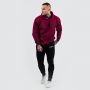 Bluza z kapturem PRO Hoodie Burgundy - GymBeam L