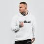 Bluza z kapturem PRO Hoodie White - GymBeam M