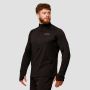 Bluza do biegania Pulse 1/2 Zip Black - GymBeam L