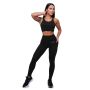 Biustonosz sportowy do biegania Pulse Black - GymBeam S