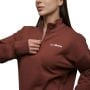 Damska bluza Agile ½ Zip Root - GymBeam XS
