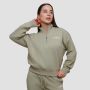 Damska bluza Agile ½ Zip Sage - GymBeam XL