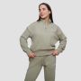 Damska bluza Agile ½ Zip Sage - GymBeam XL