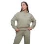 Damska bluza Agile ½ Zip Sage - GymBeam XL