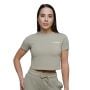 Damska koszulka Agile Cropped Sage - GymBeam L